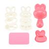 DIY Bunny Shape Food Grade PP Material Sushi Rice Roll Bento Mold Handicraft Rice Roll Mold