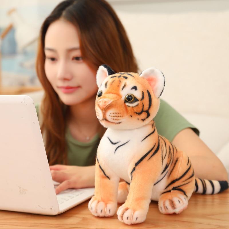 25/30 см милые мягкие куклы-тигры милая имитация мини-тигра плюшевые игрушки Kawaii куклы мягкая подушка с животными для детей подарок для девочек