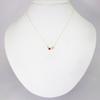 [New] K18 Ruby Diamond Pendant Necklace [i2-8]