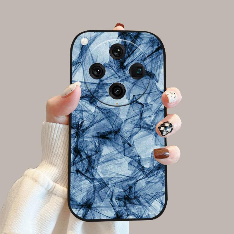 Стильный чехол для телефона Oppo Find X8 Pro Coque PKC110 Силиконовый ТПУ Мягкая крышка для телефона Oppo FindX8 5G Ударопрочный бампер Fundas