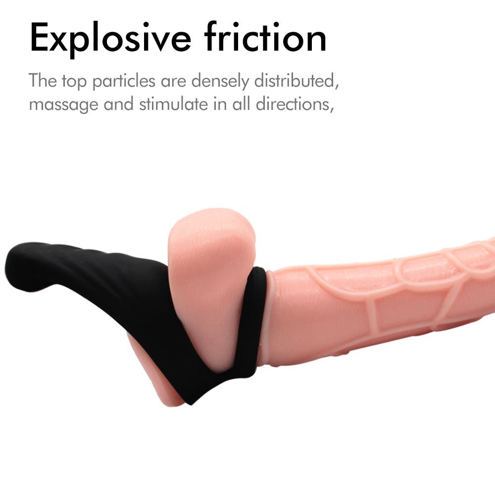 Силиконовое кольцо для пениса, привязка мошонки, кольцо для члена, секс-игрушки для мужчин, массаж простаты, эрекция, двойное кольцо, задержка эякуляции, стопорное кольцо