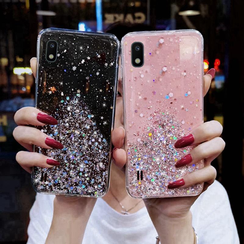 Блестящий чехол для телефона Samsung Galaxy A10 A105F A105FN A105G DS, силиконовый мягкий чехол, полное покрытие для samsung A 10, задняя крышка