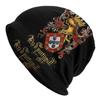 Arms Of King Of Portugal Flag Cap Cool Unisex Women Outdoor Skullies Beanies Hat Summer Warm Dual-use Bonnet Knit Hat
