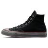 Chuck 70 Chuck Taylor All Star Distressed High-Top Canvas Sneakers Unisex Sneakers Black 172668C