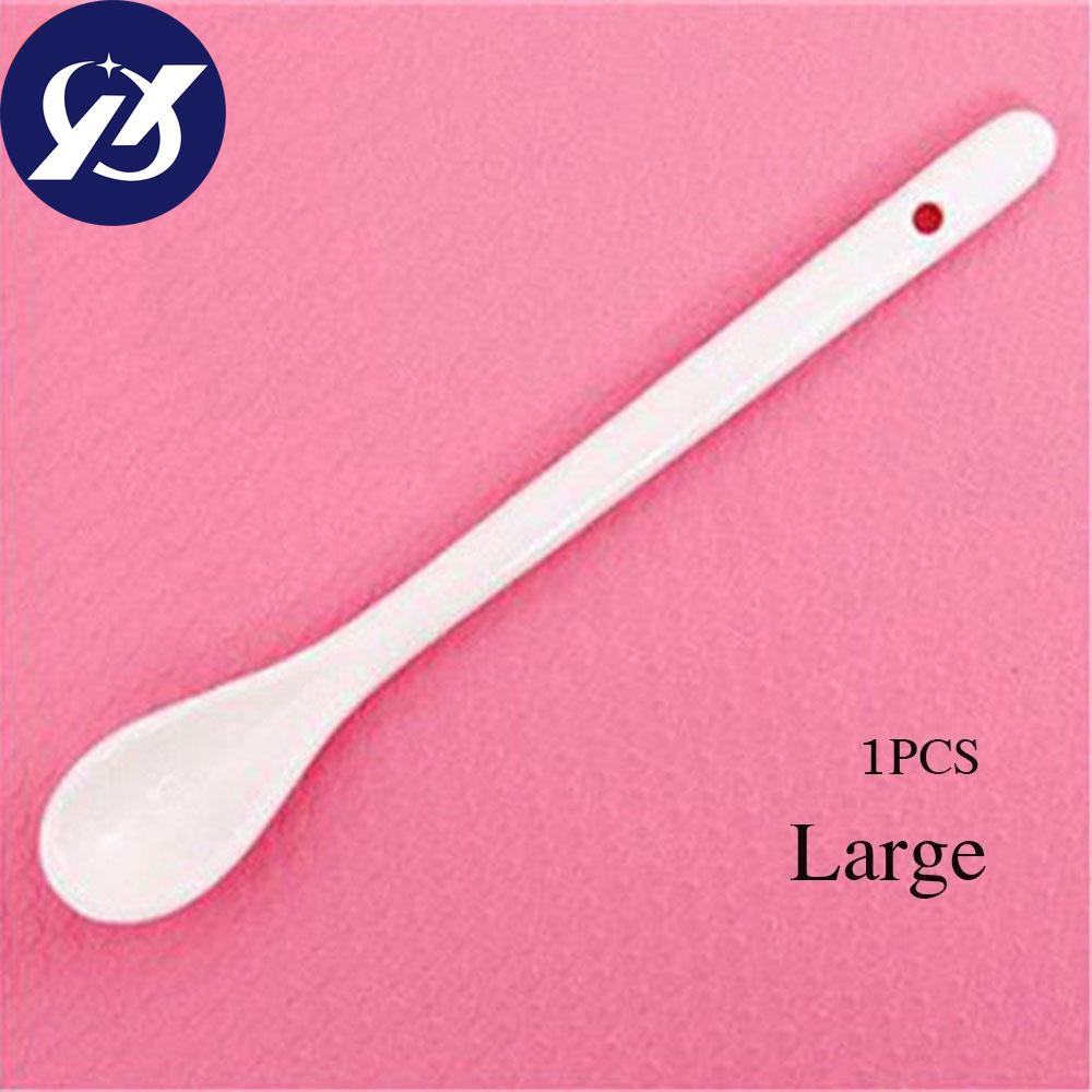1/3 шт. новая большая/маленькая керамическая ложка для мороженого, чая, десерта, косточки, чистая кофейная ложка Procelain