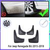 4 PCS Car Mud Flaps  for Jeep Renegade BU 2015 2016 2017 2018 Mudguard Splash Guards Fender Mudflaps Auto
