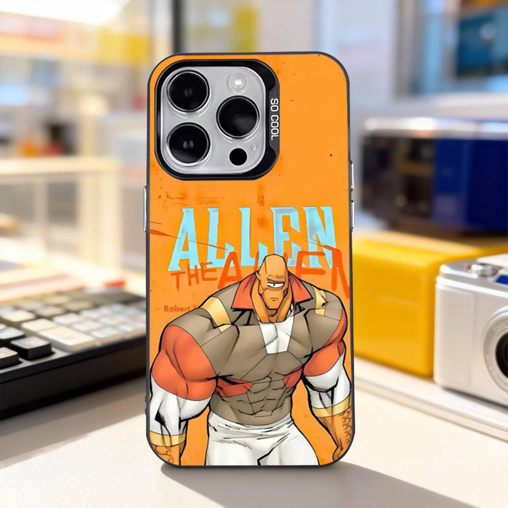Мультяшный I-Invincibles Крутой Для iPhone 11,12,13,14,15,16,17,Pro,Max,Plus,E,Air,Mini Чехол Для Телефона IMD Матовый Черный
