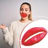 Смешные Губы Реквизит Красные Губы Штучки для Розыгрышей Косплей Реквизит Большие Губы Игрушки для Розыгрышей Колбасный Рот Декор Маска для Лица Латексные Фото Реквизит Смешные