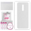apgo Protective Skin Sticker for the Back Compatible with Vivo X27 Pro, Wrap Film, Foil, Vinyl - Pattern Transparent Carbon