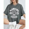 Hawkins Strange School 1983 Prints T-Shirts Women Summer Short Sleeve Tops O-Neck Oversized T Shirt Casual Womans Clothes