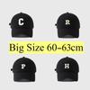 Кепки из 100% хлопка для мужчин, унисекс, большого размера, бейсбольная кепка, летняя, большая, размер XL, мужская, 63 см, кепка дальнобойщика, 62 см, кепка для папы