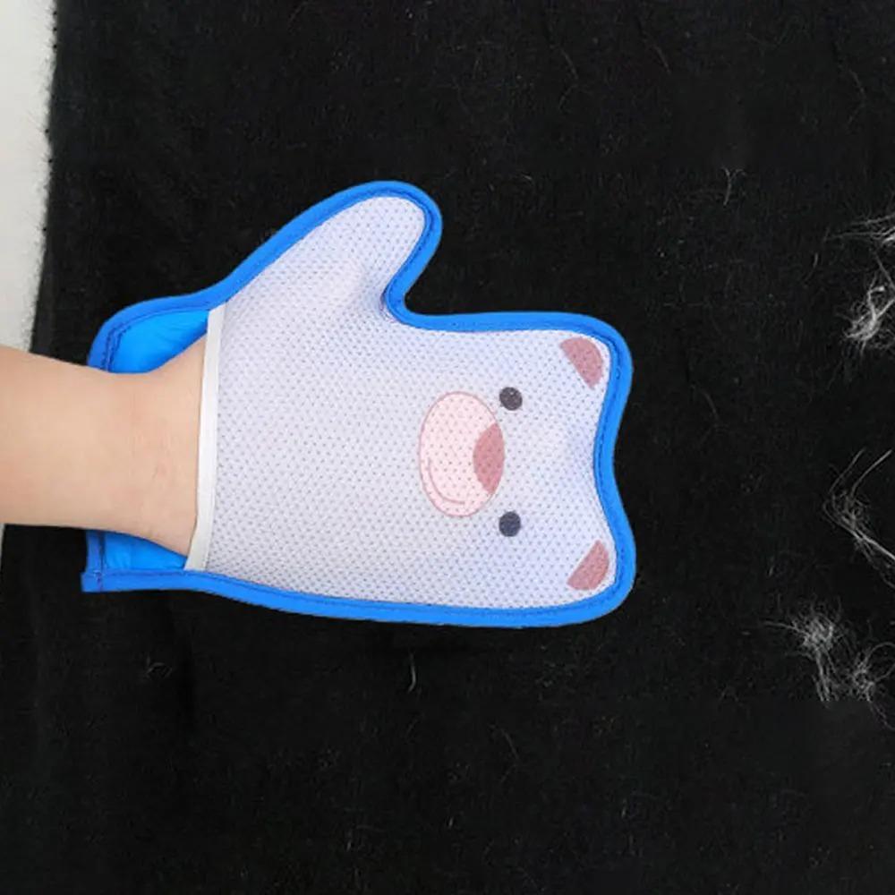 Удобная перчатка для удаления шерсти домашних животных, перчатка для вычесывания шерсти кроликов, одежда для щенков