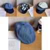 Denim Cotton Baseball Cap With Sun Protection Breathability For Casual Wear