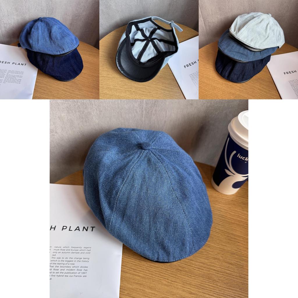 Denim Cotton Baseball Cap With Sun Protection Breathability For Casual Wear