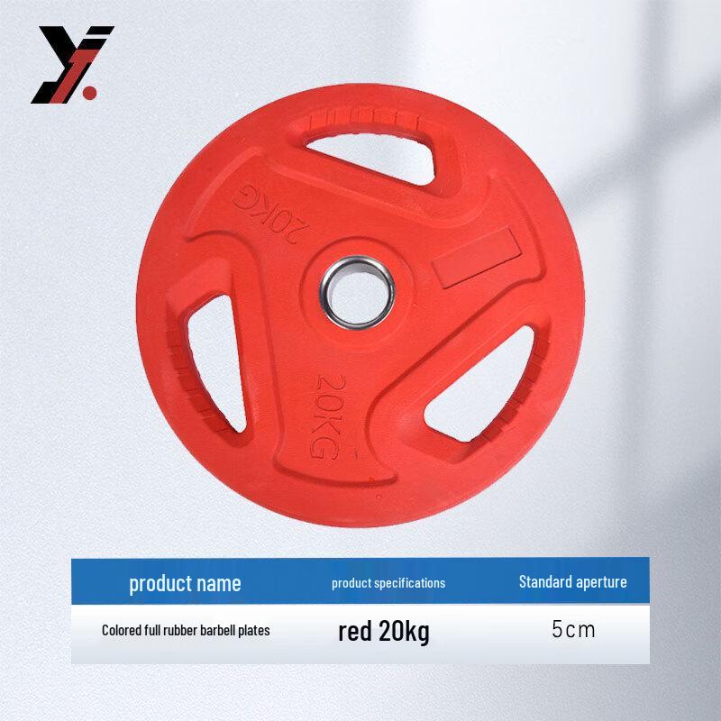 Yituo Colorful Rubber Hand Grip Barbell Plates
