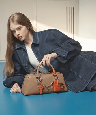 Clave Sabine Beige Tote Bag