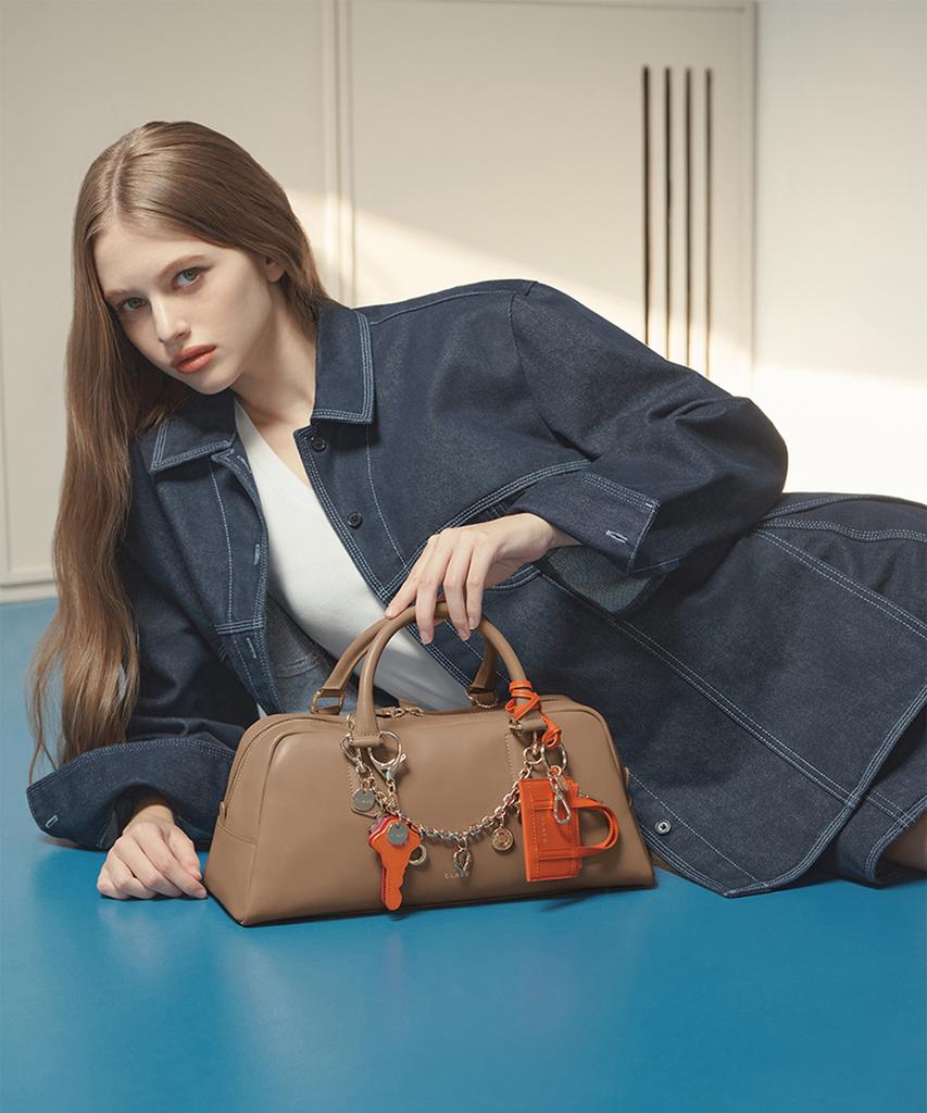Clave Sabine Beige Tote Bag