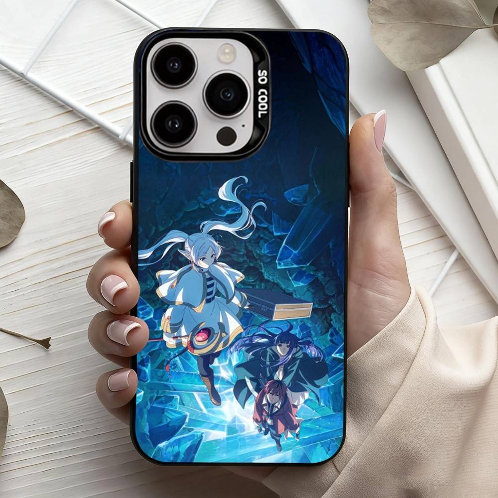 Чехол для телефона Манга Фрирен, превыше конца путешествия, для iPhone 17, 16, 15, 14, 13, 12, 11 Plus, Pro Max, Конфетный, Посеребренный Внутренний Чехол