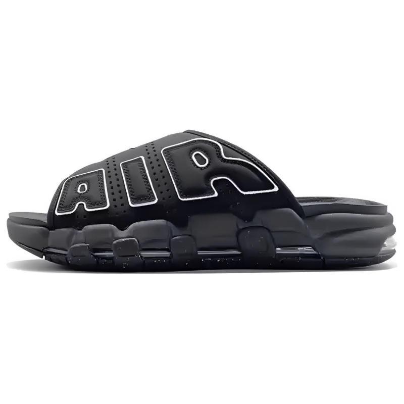 Nike Шлепанцы Air More Uptempo 'OG Black White' Винтажный баскетбол DV2132-001