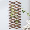 Wooden Trellis Expandable Wall Decoration Climbing Air Plants Support Lattice Vertical Rack Hanging Frame Fence Garden Supplies