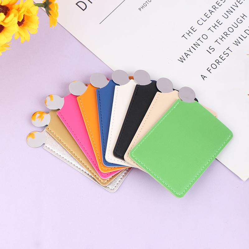 Portable Mini Stainless Steel Unbreakable Makeup Pocket Mirror Cosmetic Mirror