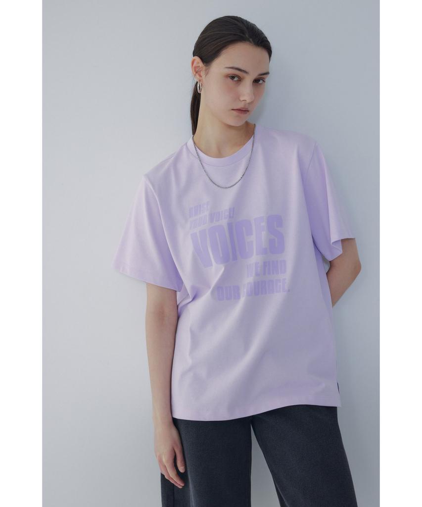 Футболка Bobeu Flopy Print Обычный крой Фиолетовый 7156240006