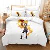 Персонализированный комплект постельного белья Shaman King с 3D-печатью, комплект из трех предметов для взрослых и детей, спальня, пододеяльник, домашний текстиль