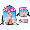 Школьный набор из трех предметов Barbie Princess с тканью Oxford для девочек-учениц