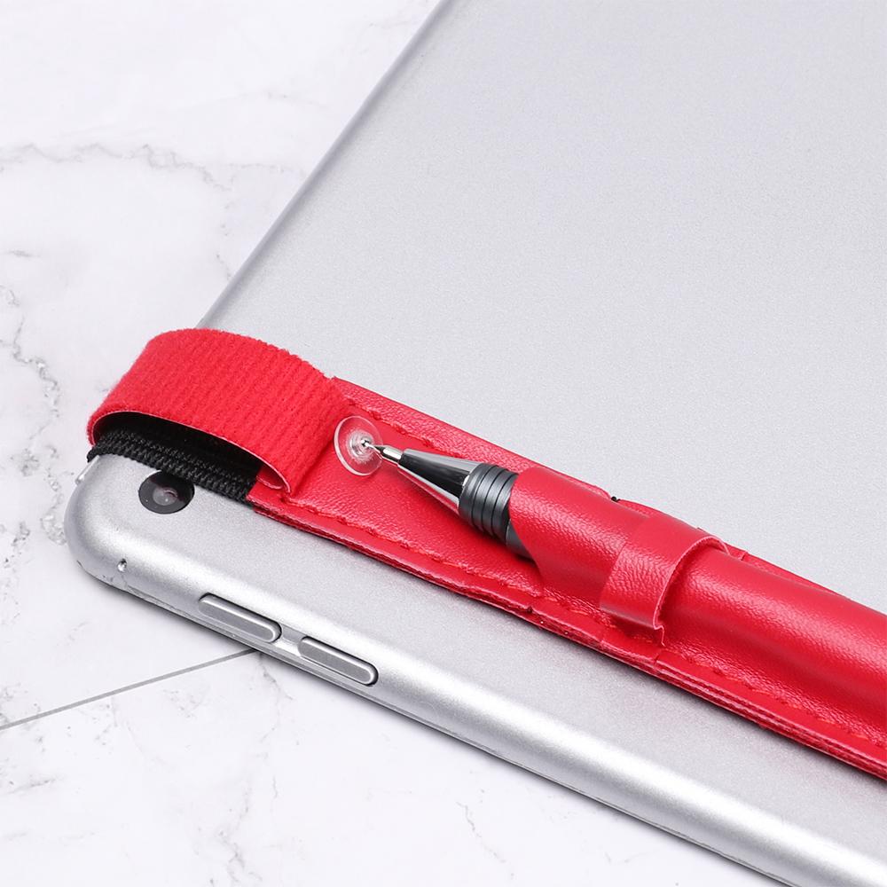 Capacitive Pen Leather Protective Case Tablet Pencil Holder Touch Screen Pen Cover Anti-Lost Sleeve Protective Dust Proof Pouch