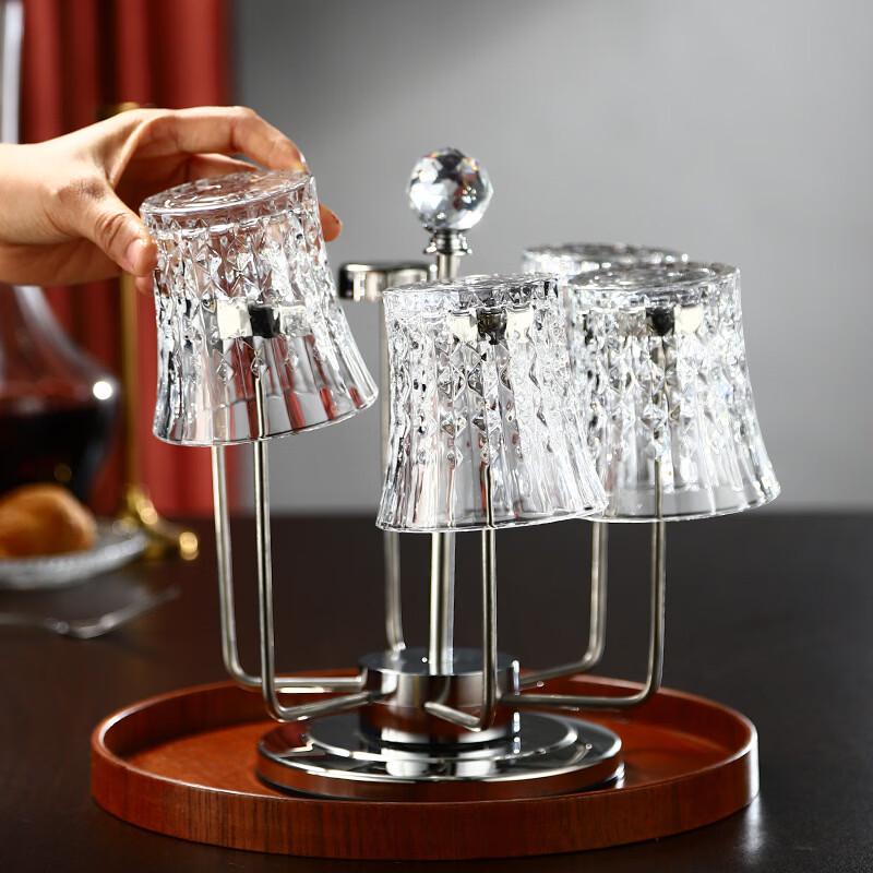 Набор стаканов для напитков Hanton Crystal Glass с подставкой