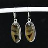 Natural Montana Agate Gemstone Antique Earrings 925 Sterling Silver Earring, Boho Silver Jewelry Dangle Earrings, Gifts For Birthday Gifts For Her