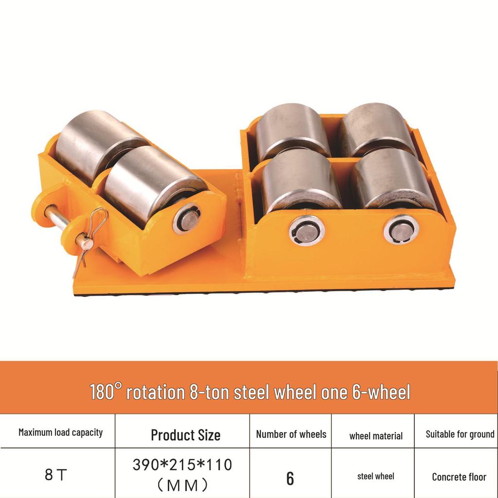 Universal 6-Ton Transport and Turning Vehicle for Heavy Objects