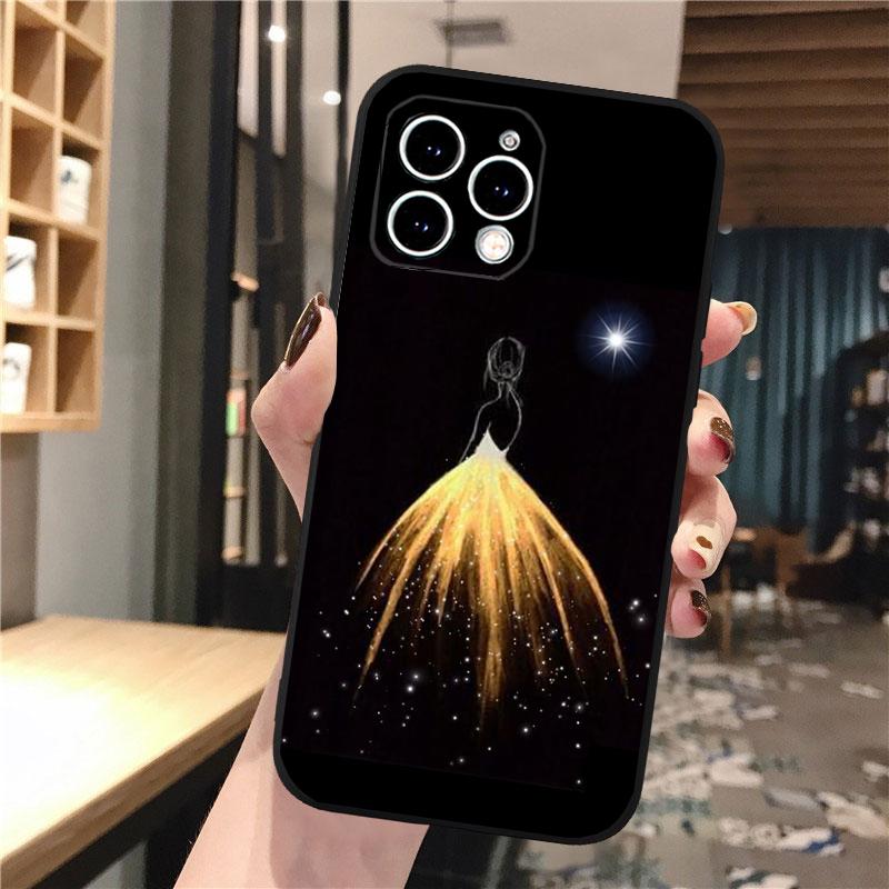 Чехол для телефона для девочек в свадебном платье для iPhone Samsung Galaxy Redmi Xiaomi Oppo OnePlus Note SA 7 8 9 10 11 12 13 14 20 21 22 23 53 54 Pro Max Plus Ultra