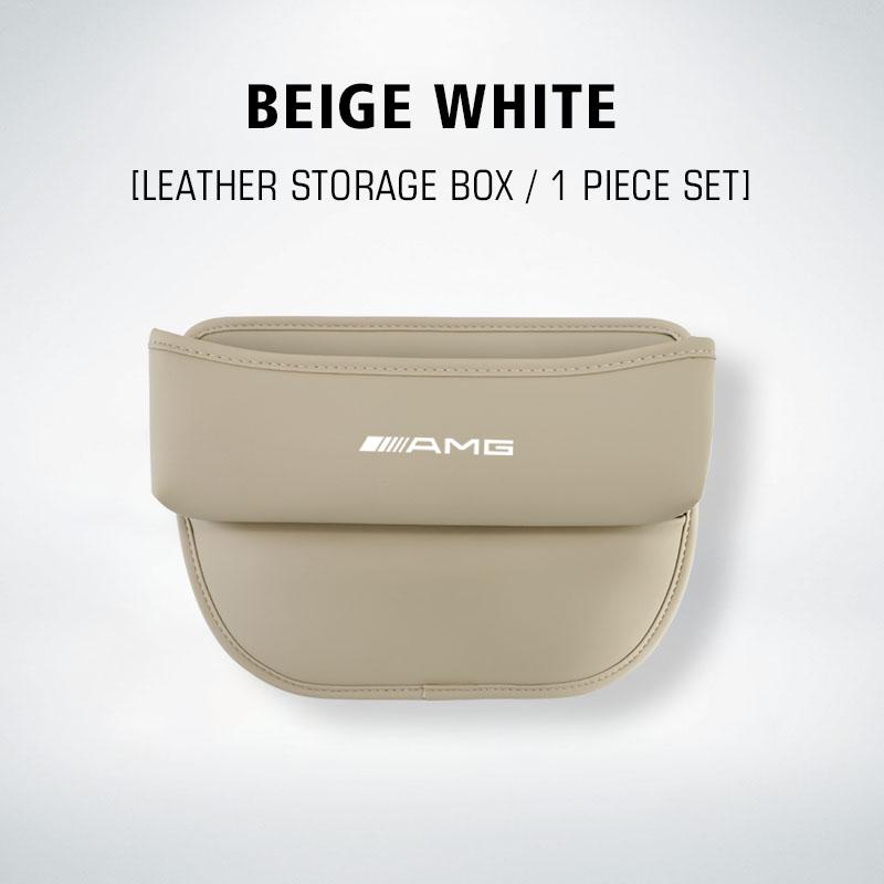 Car Special Seat Crevice Leather Storage Box Seat Box For Mercedes Benz AMG Smart W205 C300 W203 W206 W108 W124 W126 Keychain XV7