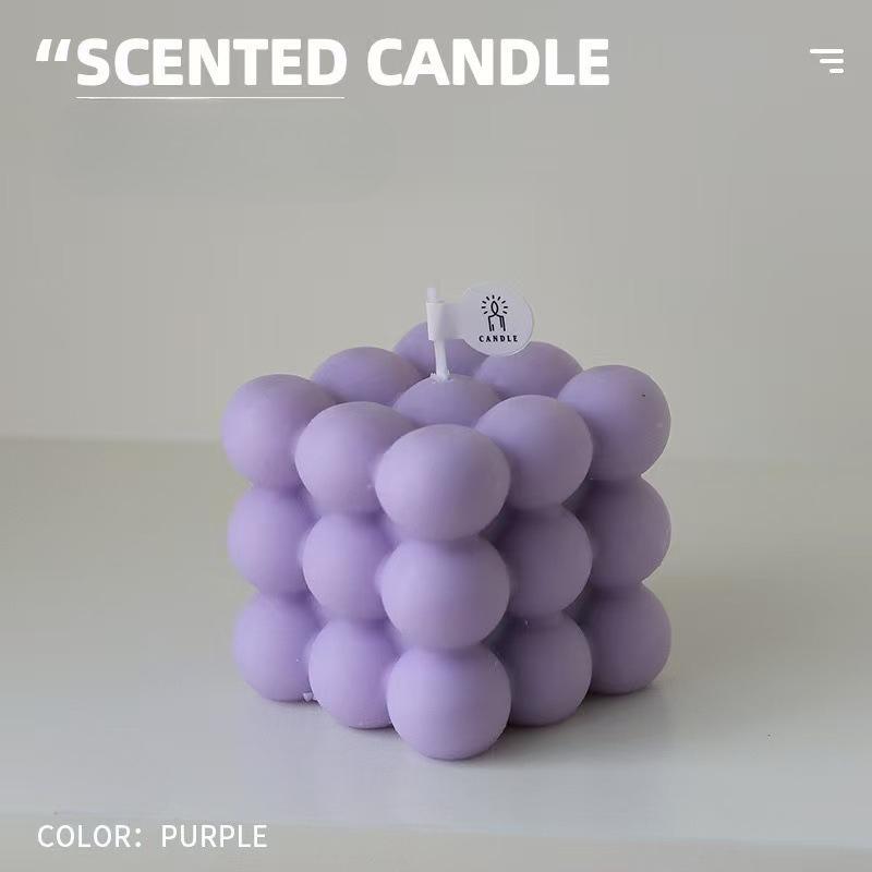 Bubble Creative Styling Rubik's Cube Aromatherapy Candles Ins Style Home Ornaments Rubik's Cube No Aromatherapy