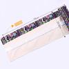 Bohemian Style Pencil Wrap Bag 36/48/72 Slot Canvas Pouch for Marker Pens Stationery School A6573