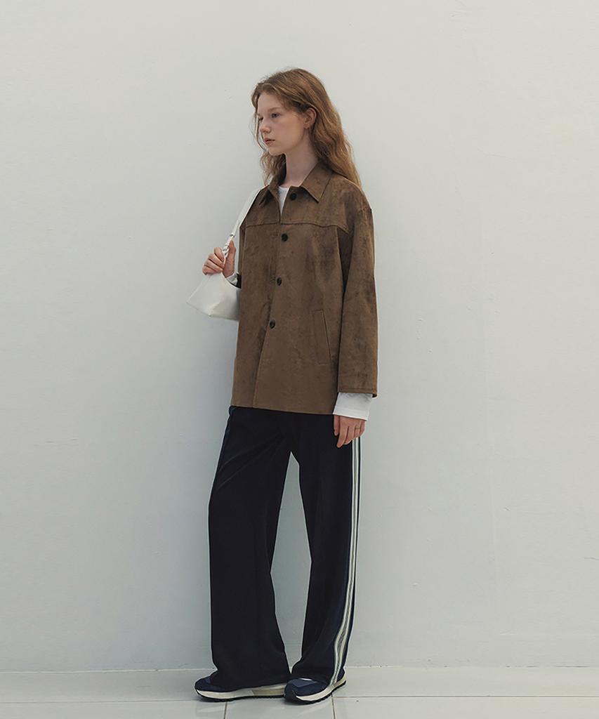 NEEV Wide Jersey Track Pants (Navy)