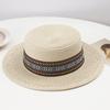 Ethnic style jazz hat summer new men and women straw hat sunshade leisure vacation beach hat retro top hat