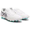 Asics Мужские бутсы для искусственного газона Ds Light X-Fly Pro Синтетическая кожа Нескользящие Прочные Дышащие Футбольные бутсы Белый Синий 1101A025-100