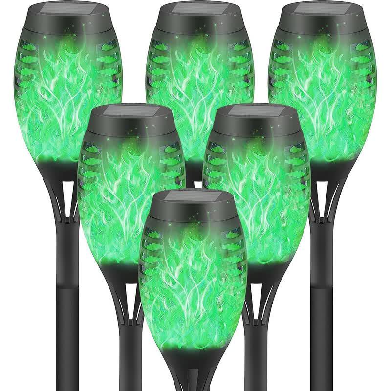 Садовый фонарь Li Shi Solar Flame для улицы, 4 шт.