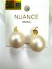 NUANCE Powder Ball, Серьги, Корейский премиум-бренд, Корейские украшения, Корейские аксессуары, Корейский стиль, KBeauty