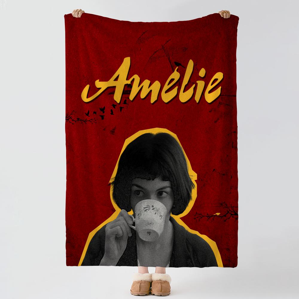 Character a-amelie-e Плотное Уютное Фланелевое Одеяло, Многоцелевое Использование В Помещении На Улице Ежедневный Сон