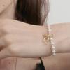 SOSOO Pearl Ribbon Wave Bracelet