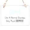 Something Different Grumpa Hanging Sign