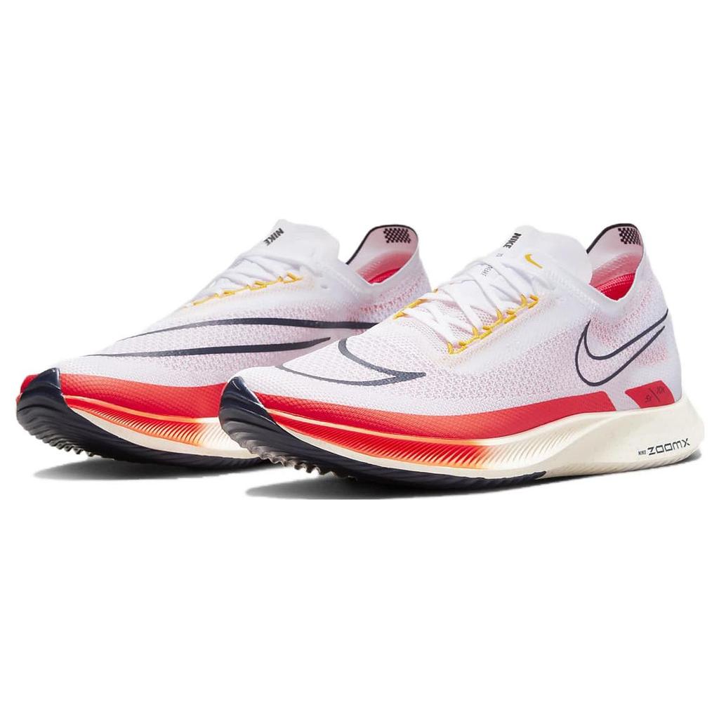 Nike ZoomX Streakfly White Bright Crimson Unisex Sneakers Obsidian DJ6566-102
