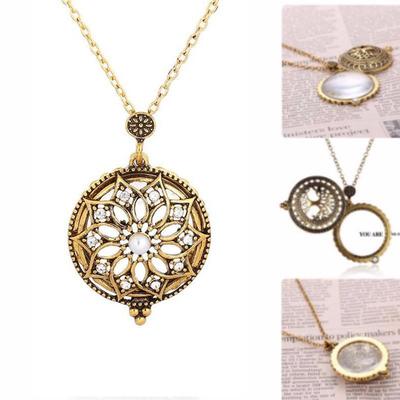 Ожерелье с увеличительным стеклом, кулон из медного сплава для бабушек и дедушек, чтобы обеспечить лучший подарок