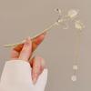 High-End Retro Chinese Tassel Hairpin for Women - Versatile Alloy Hair Clip for Elegant Updos