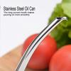 700ml Household Stainless Steel Oil Can Soy Sauce Pot Container Kitchen Cooking Dispenser Tool