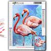 Алмазная картина животное Фламинго вышивка крестом горный хрусталь домашний декор