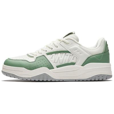 Full Score Синтетическая кожа Модные ретро-модные удобные нескользящие износостойкие низкие кроссовки для скейтбординга женские кроссовки белые зеленые 122448032-3